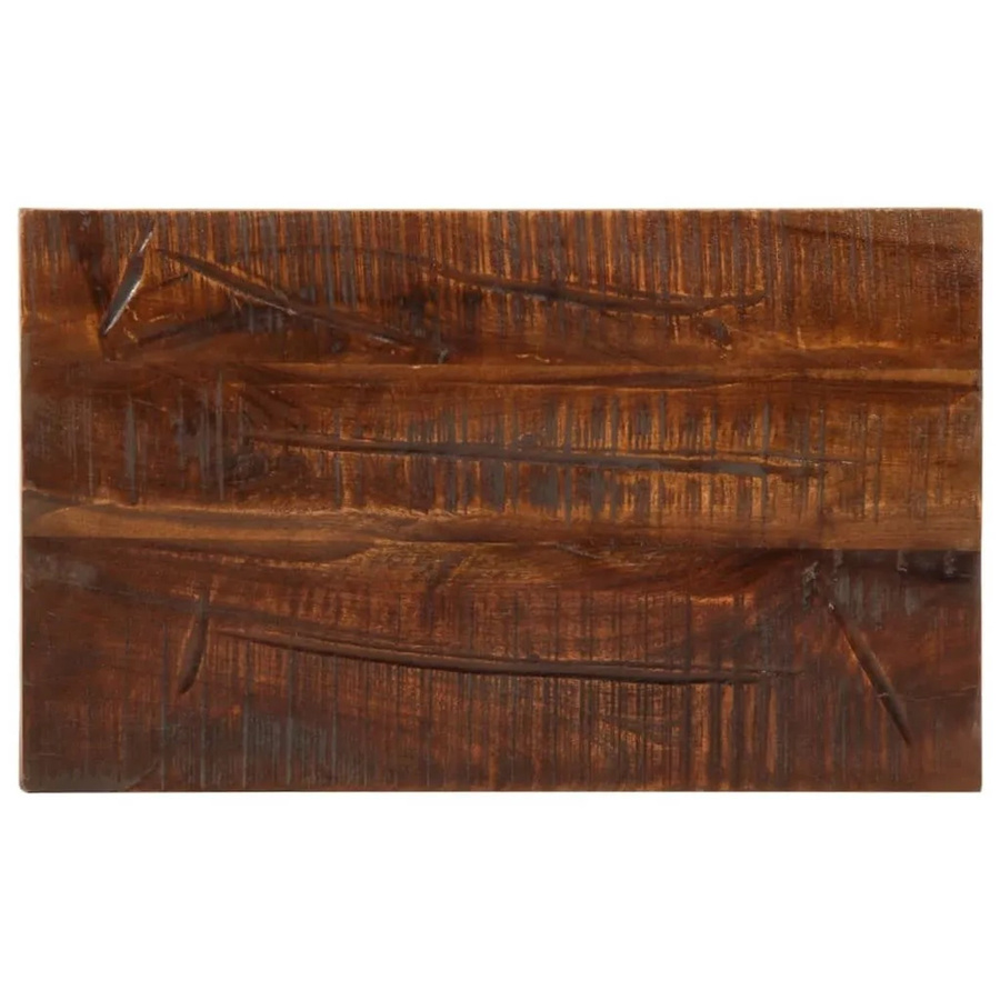 vidaXL Tischplatte aus Massivholz in Braun, rechteckig und rustikal, B/T/H: 50 x 20 x 3,8 cm - Bild 2