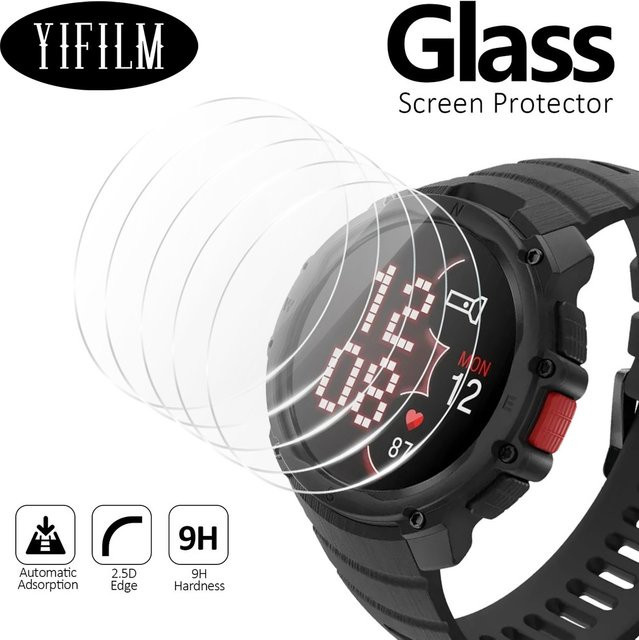 Polar Displayschutzfolie für Polar Series Smartwatch, Glas, Schwarz - Bild 1