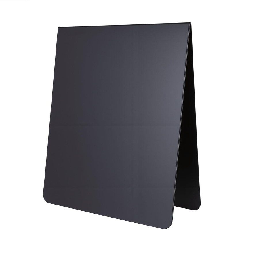 KONNWEI Schreibtisch-Pinnwand aus Kohlenstoffstahl in Schwarz, Doppelseitiges Memoboard als Tisch-Metallstaffel für deinen Arbeitsplatz - Bild 3