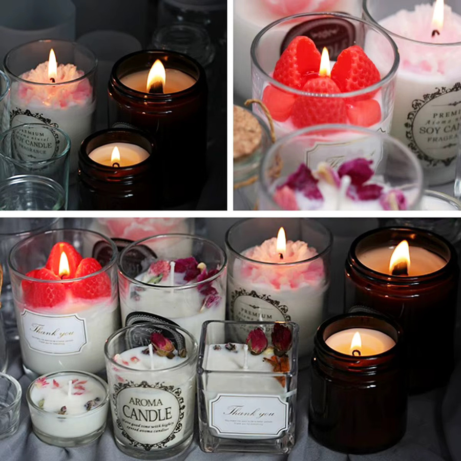 UDOCOOL Sojawachs Weiß 200 g als natürliches DIY-Material für selbstgemachte Duftkerzen - Bild 3