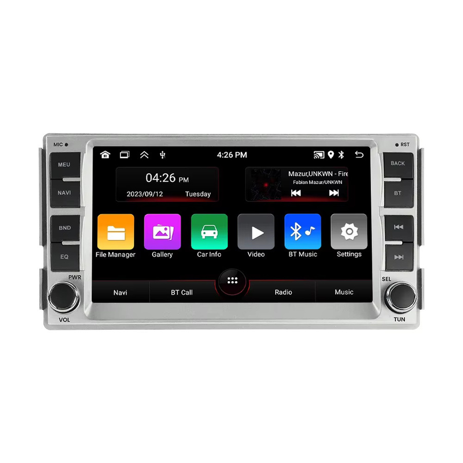 Navifly Android 15 Multimedia-Player für Hyundai Santa Fe 2006-2012 mit 4-Kern Prozessor, 64GB Speicher, kabellosem Carplay, WiFi und GPS in Schwarz - Bild 7