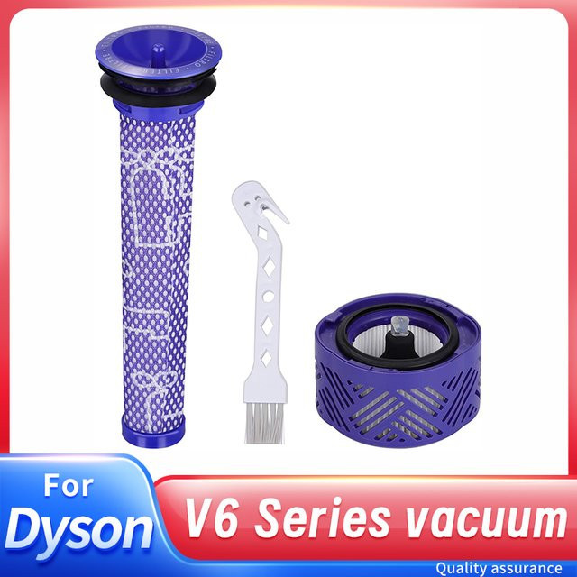 Ersatz-HEPA-Filter für Dyson V6 Absolute Total Clean Akku-Staubsauger in Purple, kompatibel mit den Teilen 966741-01 und 965661-01 - Bild 1