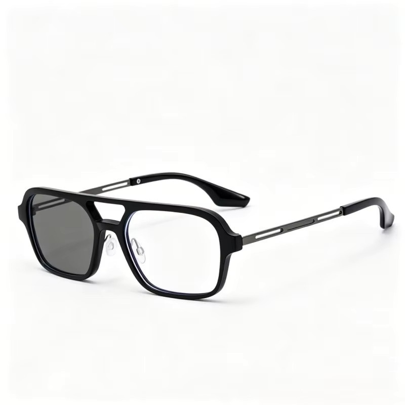 DIXSG Lesebrille, Vollrand, Square, Schwarz, Unisex - Bild 3
