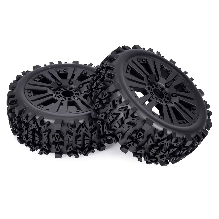 MALOM RC Off-Road Buggy Räder Reifen, 4-teiliges Set, 17mm Sechskant - Bild 5