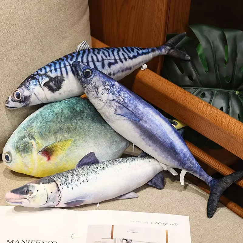 MIAOOWA Fisch Plüsch Spielzeug, Plüsch Kissen, Bunt / Mehrfarbig - Bild 2
