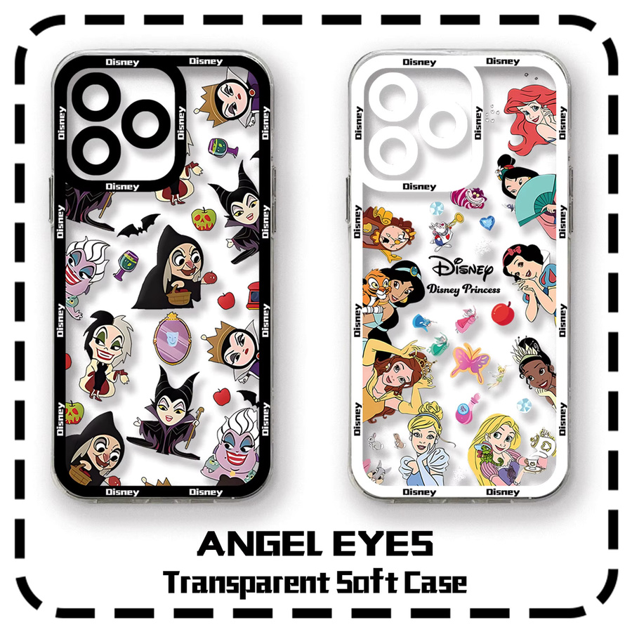 Disney Prinzessinnen Handyhülle für Samsung Galaxy S26 S25 S24 S23 S22 S21 S20 FE Note20 Plus Ultra Lite Edge 5G, transparente weiche TPU-Hülle - Bild 3
