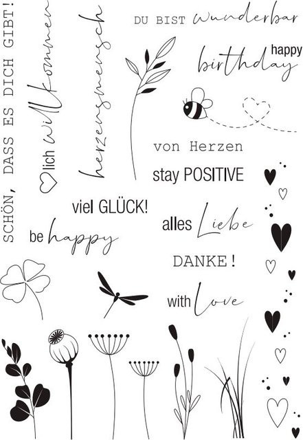 VBS Silikonstempel Be Happy - Bild 1
