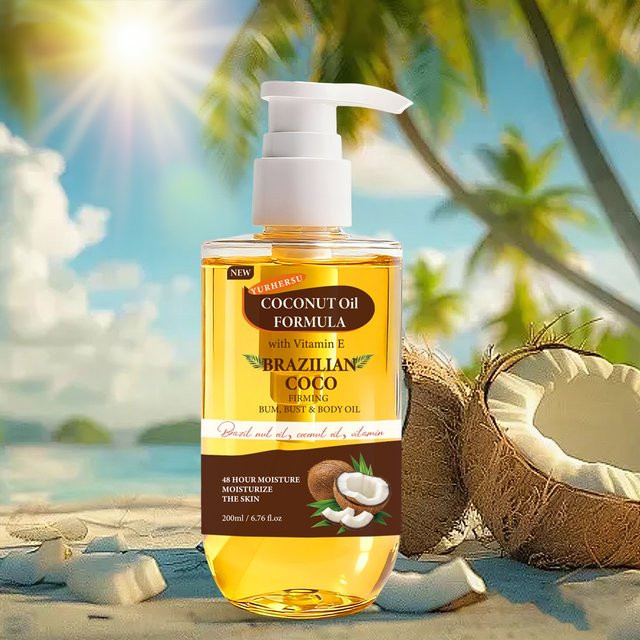 YURHERSU Körperöl Kokosnuss, 200 ml, Unisex - Bild 1