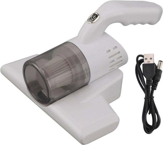 OutsideWorld Akku-Handstaubsauger als Matratzenreiniger mit UV-C-Licht und Milbenentferner in Grau - Bild 1