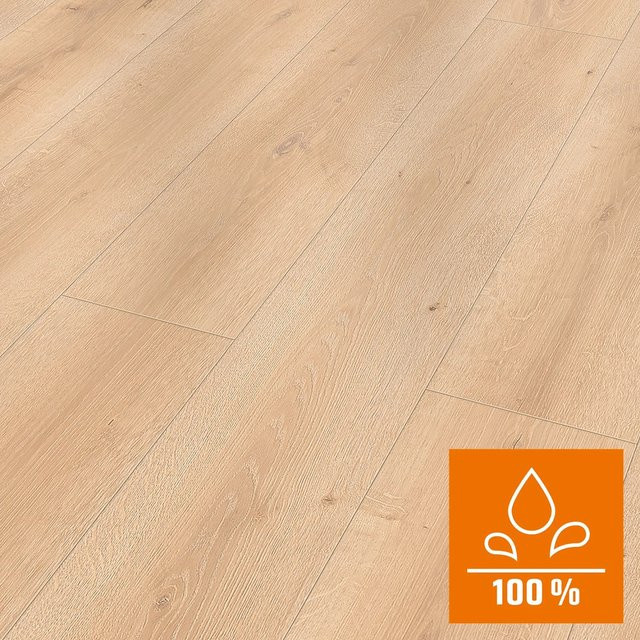 Classen Laminat NK32 Oak Creme Natural in Holzoptik, wasserfest, 8 mm Stärke - Bild 1
