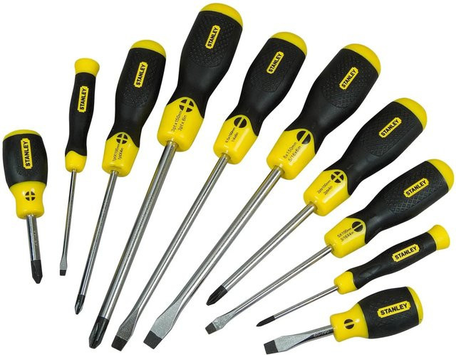 Stanley CushionGrip Schraubendrehersatz 10-teilig - Bild 1