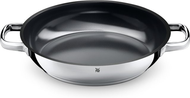 WMF DURADO Servierpfanne aus Keramik und Edelstahl in Silber mit Ausgießer und Backofeneignung - Bild 1