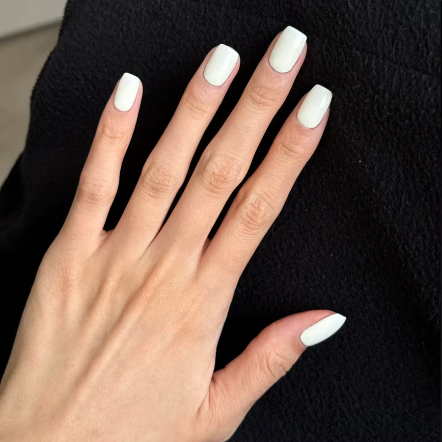 MAFANAILS Künstliche Nägel, milchweiß/rosa, glatt, 100 Stück - Bild 2