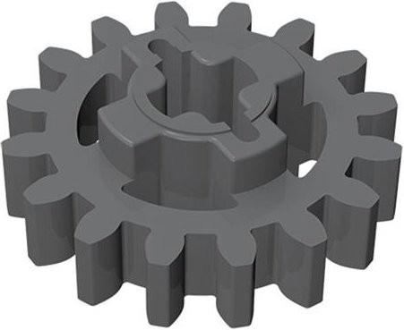 LEGO 94925 Zahnrad 16 Zähne Bausteine Set, 10-teiliges Set, grau, ab 6 Jahre - Bild 1