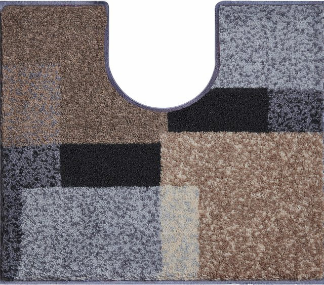 Rutschhemmende Badematte aus Polyacryl in Beige, geeignet für Fußbodenheizung - Bild 1