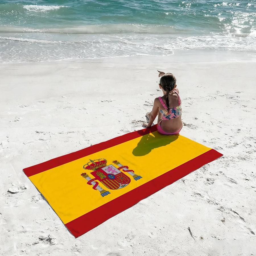Strandtuch Flagge von Espana Spanisch Spanien von Creative Man, multicolor, B: 40 cm, H: 60 cm - Bild 2