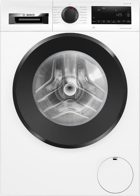 Bosch Serie 6 Frontlader-Waschmaschine WGG244010 in Weiss, 9 kg Waschkapazität, 1400 U/min Schleuderdrehzahl - Bild 1