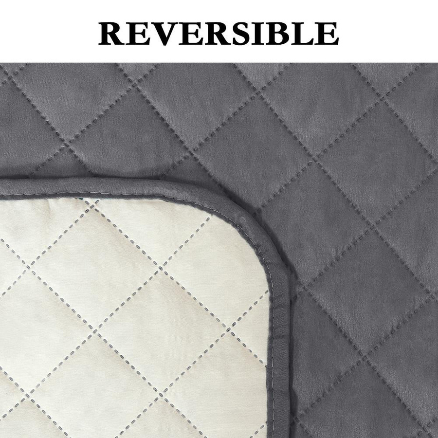 LZDZ Wasserdichter und gesteppter Sofabezug aus Polyester-Elasthan, verschleißfester Couchbezug für Sessel und Möbel, rutschfest und waschbar - Bild 2