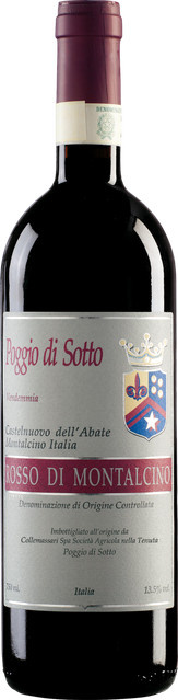 Poggio di Sotto Rosso di Montalcino 2022, Rotwein, Sangiovese, Italien, 0,75 l - Bild 1