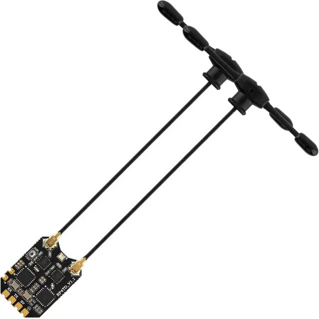 RadioMaster RP4TD ExpressLRS ELRS 2,4 GHz Diversity Receiver mit integriertem WIFI in Schwarz - Bild 1