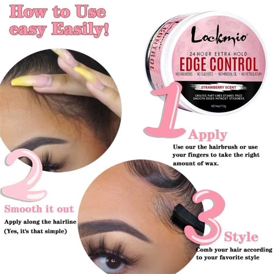 LOCKMIO Edge Control Wachs Gel, Damen - Bild 4