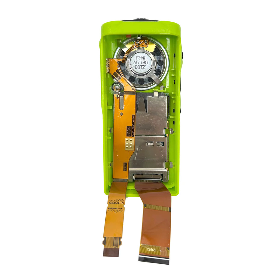 VBLL Walkie-Talkie Ersatz-Reparatur-Frontgehäuse-Set mit OEM-Lautsprecher und LCD für HT1250 GP380, Grün - Bild 2