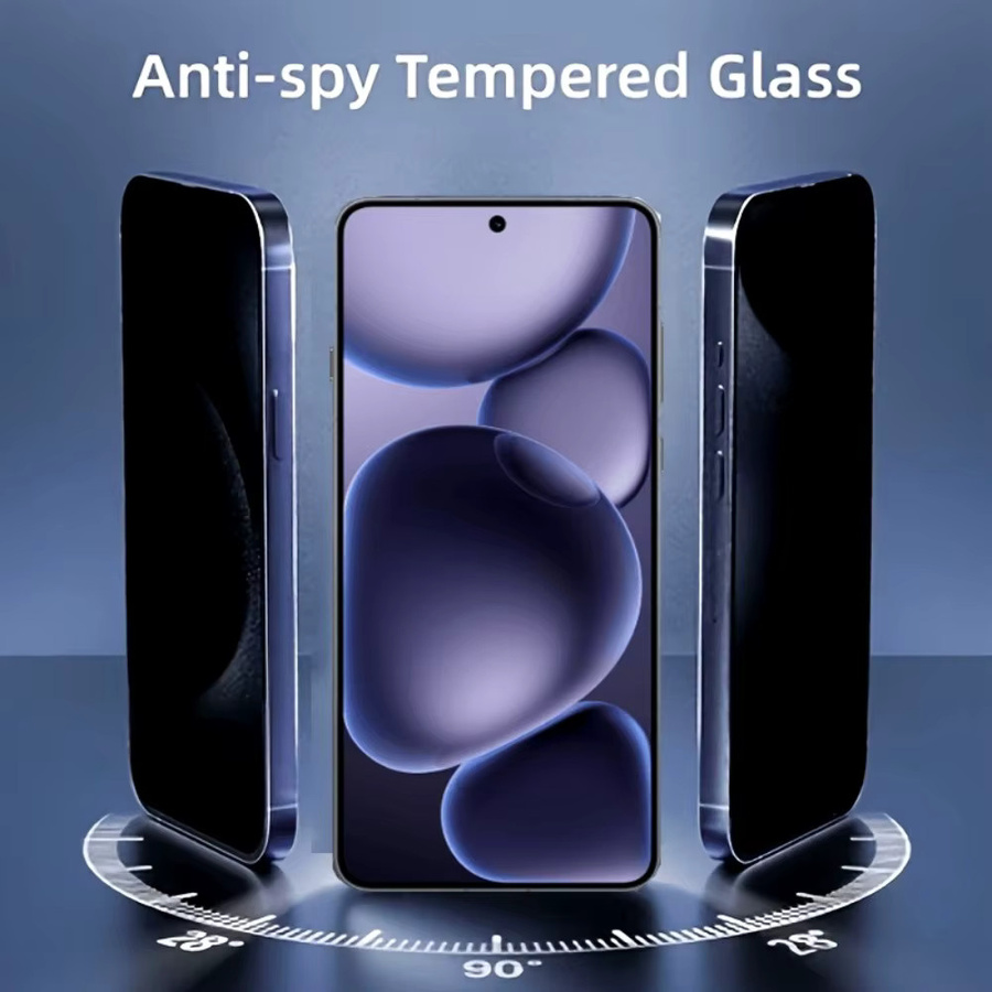 3er-Pack Anti-Spionage Panzerglas Displayschutzfolie für Google Pixel 11 10 9 Pro XL 8 Pro 7 6 transparent - Bild 2