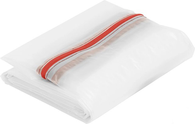 LUX-TOOLS Staubschutztür aus Fleece mit Reißverschluss, transparent, B: 120 cm, H: 220 cm - Bild 1