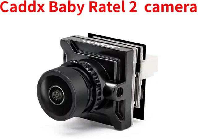 Caddx Baby Ratel 2 FPV Freestyle Kamera mit Starlight-Technologie und geringer Latenz in Schwarz - Bild 1