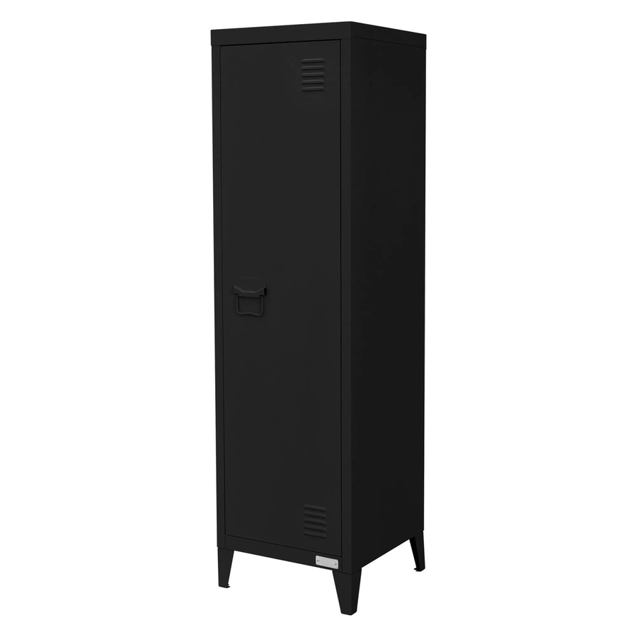 ML-Design Aktenschrank aus Stahl in Schwarz Matt, Freistehend, B/T/H: 38 x 38 x 137,5 cm - Bild 2