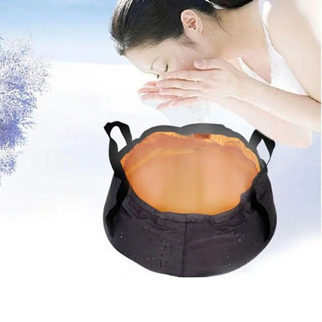 Binchi Zusammenklappbares Outdoor Waschbecken und Wasserbehälter für Camping und Angeln - Bild 1