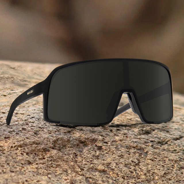 MAXJULI 8133 Sonnenbrille, polarisiert, Vollrand, Unisex, schwarz - Bild 1