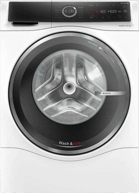 Bosch Serie 8 Waschtrockner WNC244070 in Weiß mit 9 kg Waschkapazität und 6 kg Trockenkapazität - Bild 1