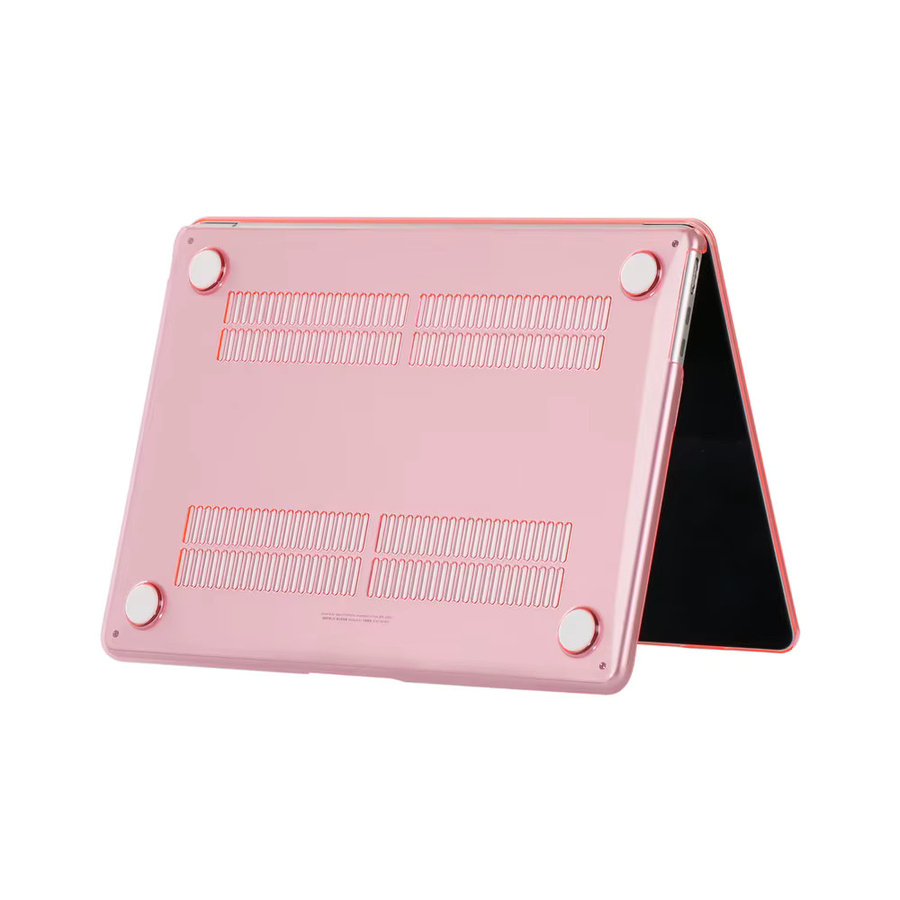 Transparente Laptop-Hülle aus hartem PC für Apple MacBook Air und Pro, Schutzhülle in Transparent, Blau oder Pink - Bild 2