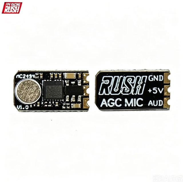 RUSH AGC 5V DC MIC Mikrofon für RUSH TANK Mini FPV RC Drone Sender VTX Quadcopter in Schwarz - Bild 1