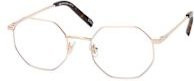 MESSYWEEKEND ENO MW Korrektionsbrille, Vollrand, Quadratisch, Metall, Gold, Unisex - Bild 1