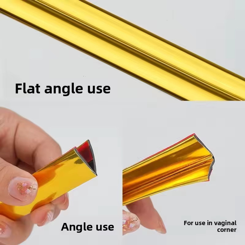 Selbstklebendes PVC Stoßschutzband in Weiß als dekorativer Wandaufkleber und Kantenschutz für Möbel und Wandecken - Bild 3