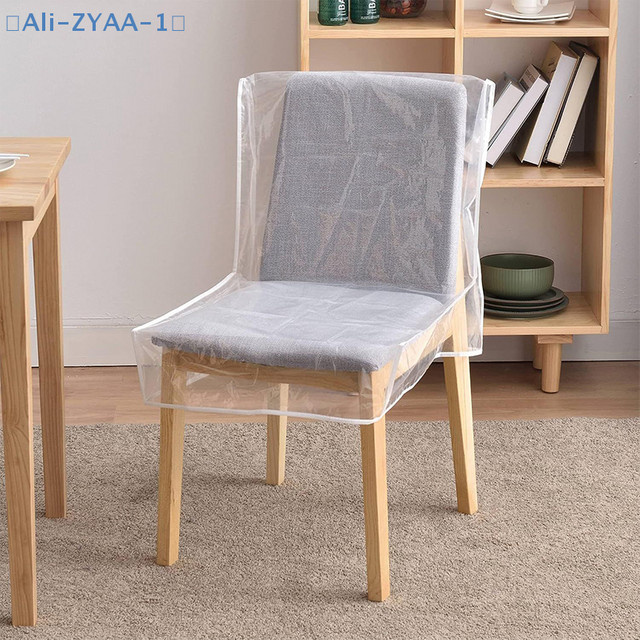 JETTING Transparenter PVC Stuhlbezug für Esszimmerstühle, wasserabweisend und universell passend - Bild 1