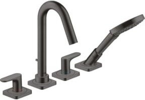 Hansgrohe Axor Citterio M Badewannen-Fertigset mit zwei Griffen in Brushed Brass - Bild 1