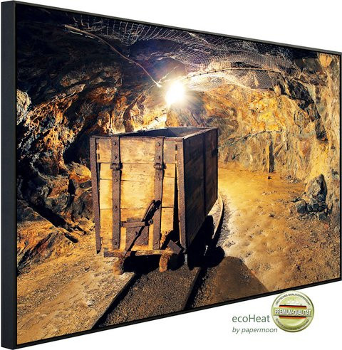 papermoon Infrarotheizung EcoHeat Mine in Bunt mit Matt-Effekt, App-Steuerung und Überhitzungsschutz - Bild 1