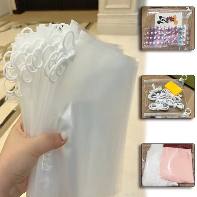 Multifunktionale wasserdichte Spielzeug Aufbewahrungstaschen aus transparentem Kunststoff mit Reißverschluss für Babys und Kleinkinder - Bild 1