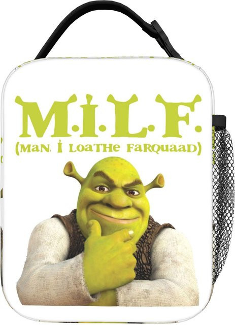 Fancy Style Studio Shreks Collage Isolierte Lunchtasche in Multicolour - Bild 1