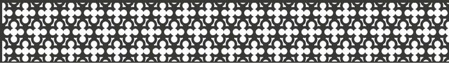 GroJa Steckzaun Designeinsatz Oriental in Anthrazit Schwarz, B/H: 180 x 30 cm - Bild 1