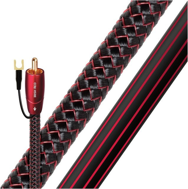 AudioQuest Irish Red Audiokabel, Farbe: Rot, Länge: 16 m - Bild 1
