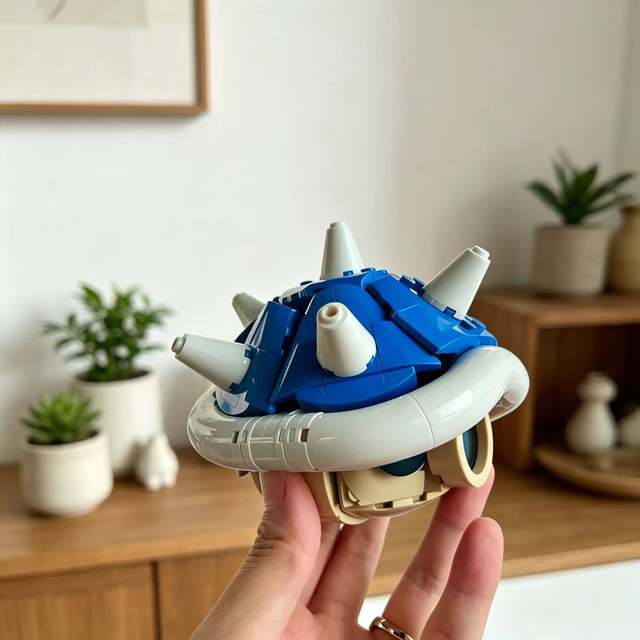 Super Mario Spiny Shell Turtle Modellsets, 200+ Stück, Tiere, Kunststoff - Bild 1