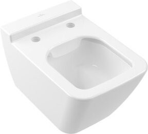 Villeroy & Boch Wand-Tiefspüler DirectFlush Finion in Weiß, spülrandlos, D-Form, B: 37,5 cm, T: 56 cm - Bild 1