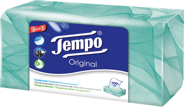 Tempo Original Taschentücher-Box, 4-lagig, Multicolor - Bild 1
