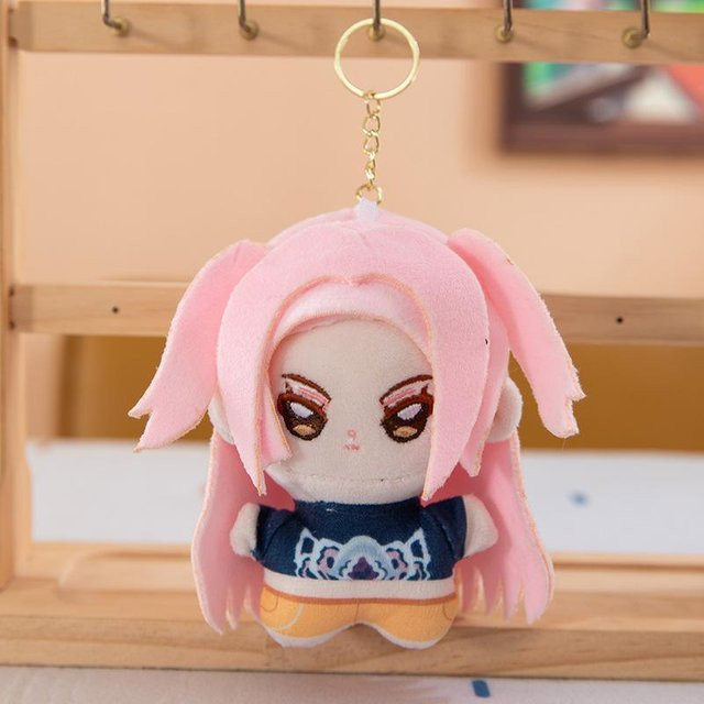 Taschenanhänger Plüschpuppe, weiß, Mädchen - Bild 1
