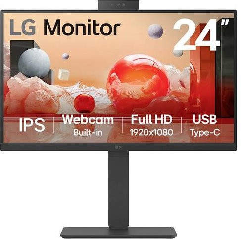 LG Electronics 24BA850-B LED-Monitor Full HD IPS Display 60,5 cm 23,8 Zoll Schwarz mit USB-C und Ethernet/LAN - Bild 2