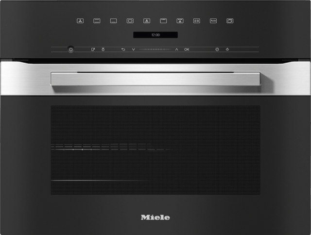 Bosch Kompakt-Einbaubackofen H 7244 B in Edelstahl und CleanSteel mit LED-Display und Energieeffizienzklasse A+ - Bild 1